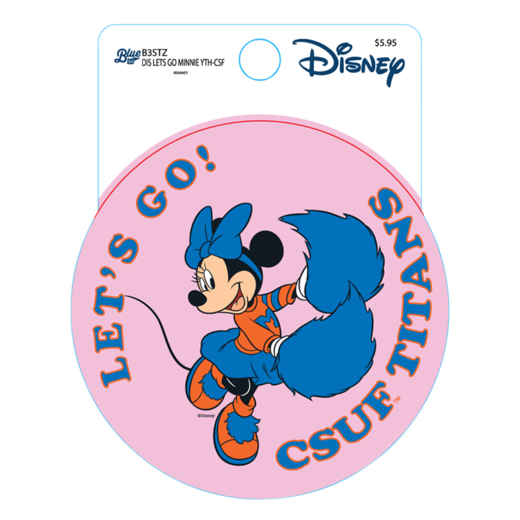 Disney 'LETS GO' Minnie Decal